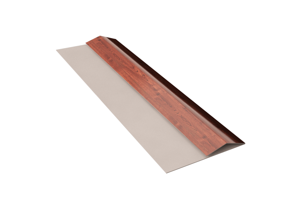 Планка стартово-финишная (эко-брус, софит) PRINT Античный Дуб 3D 0,5 17*40*76*3000