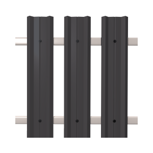 Штакетник М-Профиль широкий прямой SOKROF 0,5 7024 Textur*104*