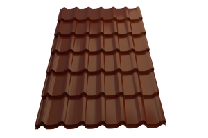 Профиль металлический типа "Монтеррей"-21 RAL 8017 (Стандарт)*1190* 