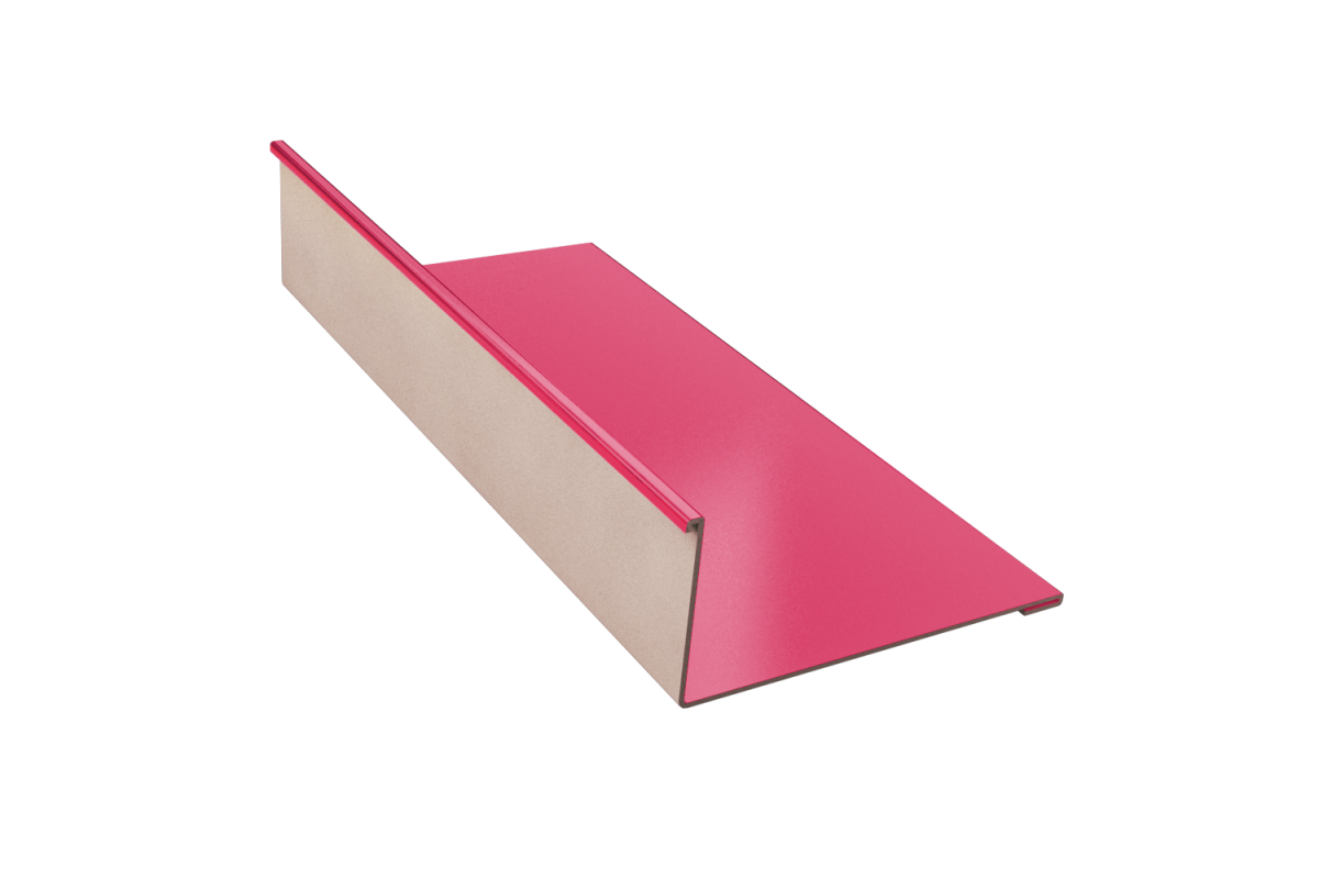 Планка примыкания RAL 3003 Стандарт 140*100*2000