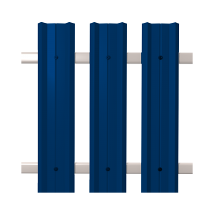 Штакетник М-Профиль широкий прямой SOKROF (Стандарт) 5005*104*