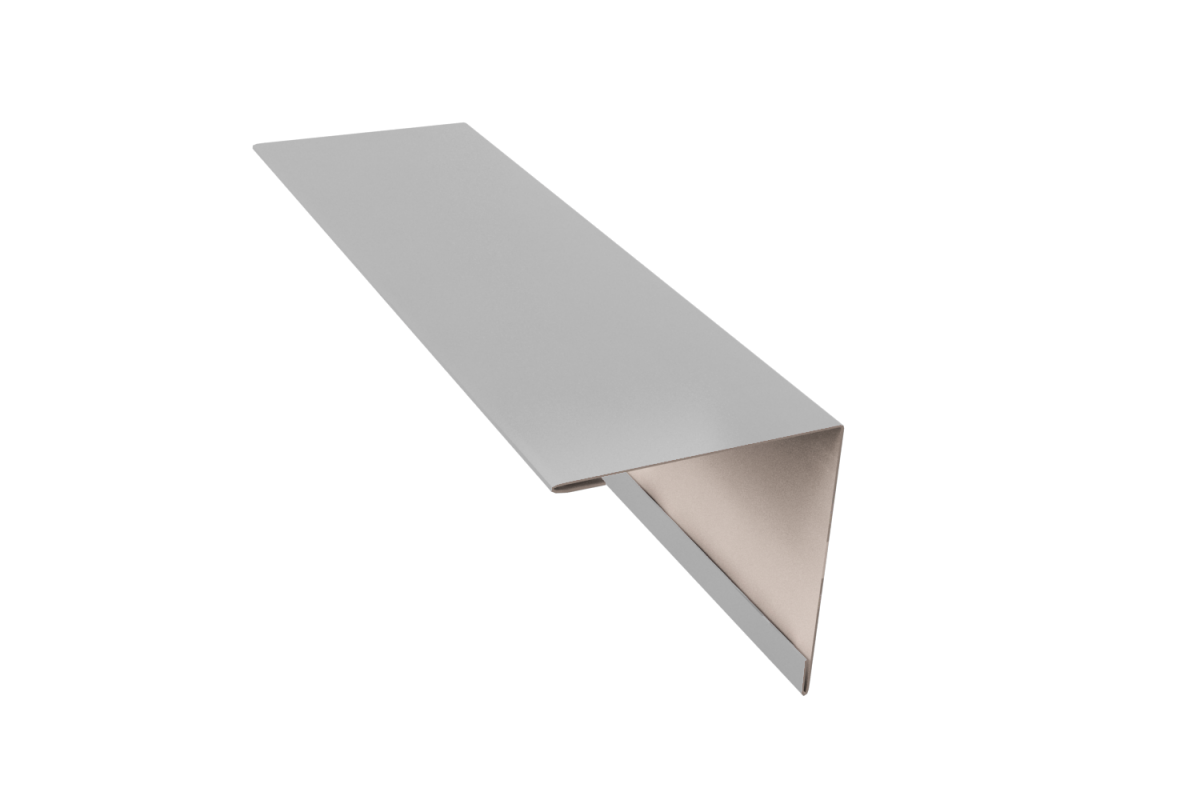 Планка угла внешнего простая RAL 7004 Стандарт 40*40*3000