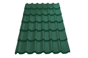 Профиль металлический типа "Монтеррей"-21 RAL 6005 (Стандарт)*1190*