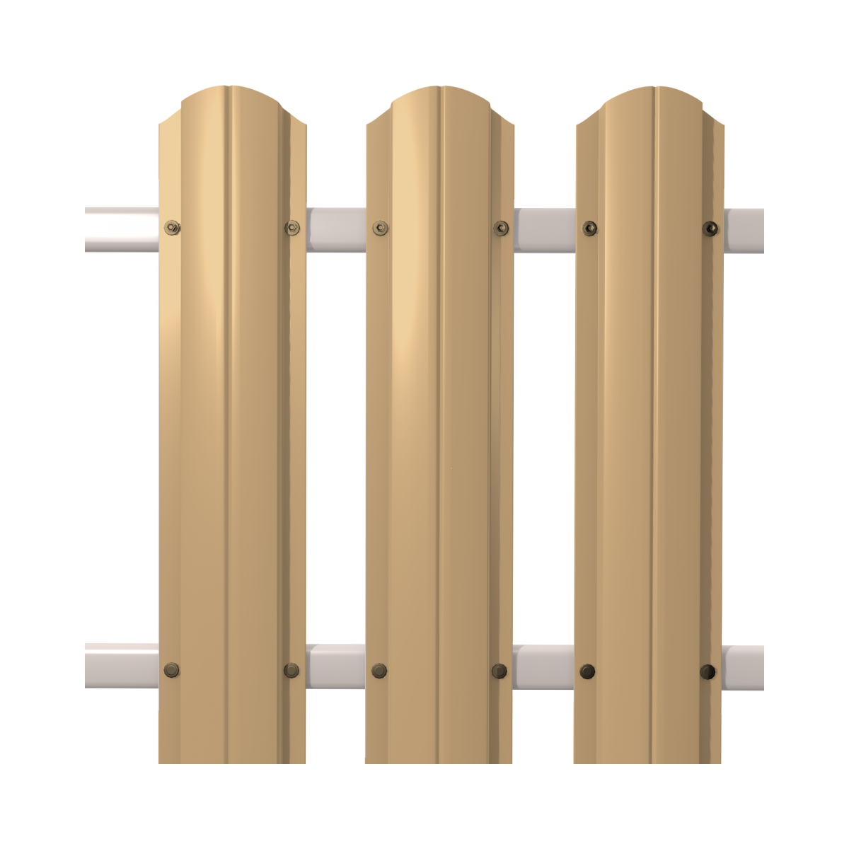 Штакетник круглый SOKROF (Стандарт) 1014*107*