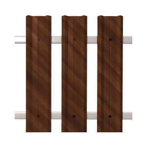 Штакетник М-Профиль широкий прямой SOKROF принт Светлое дерево, ДУБ 3D*104*