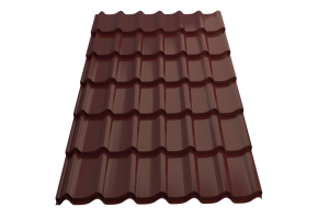 Профиль металлический типа "Монтеррей"-15 RAL 8017 Sokrof Базальт 0,5+*1190* 