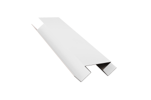 Планка угла внутреннего сложная RAL 9003 Стандарт 30*21*20*75*20*21*30*3000