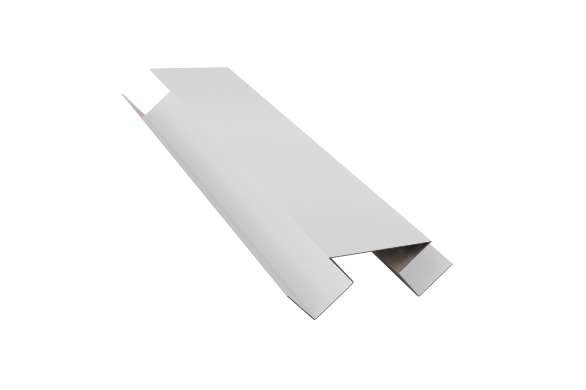 Планка угла внутреннего сложная RAL 9006 Стандарт 30*21*20*75*20*21*30*3000