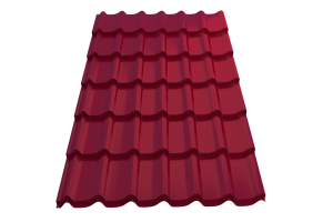 Профиль металлический типа "Монтеррей"-21 RAL 3003 (Стандарт)*1190*