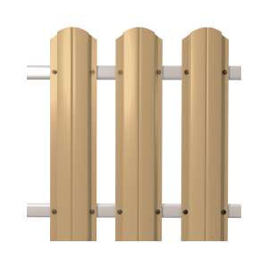Штакетник круглый SOKROF (Стандарт) 1014*107*