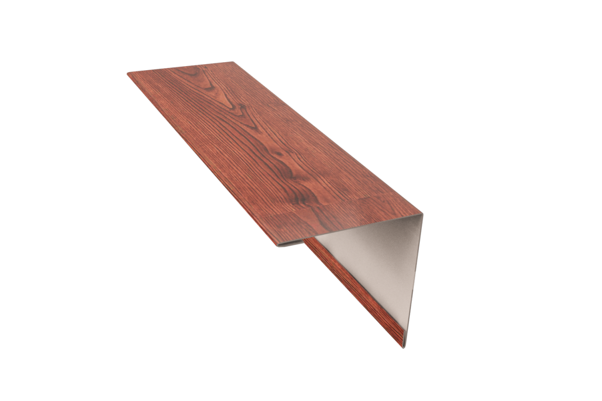 Планка угла внешнего простая PRINT Античный Дуб 3D 0,5 110*110*3000