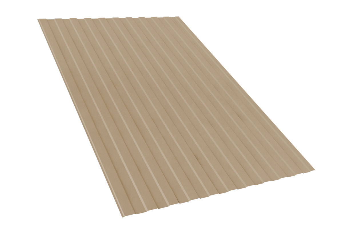 Профнастил RAL 1014 С 8 Sokrof 0,45*1150*