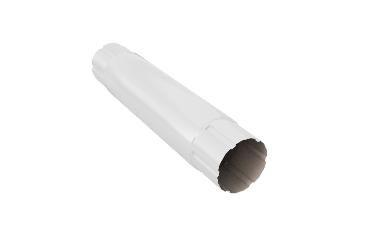 Труба соединительная 1000 ф90мм RAL 9003 SOKROF