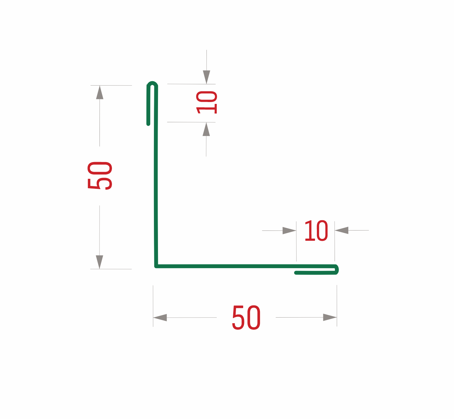 Планка угла внутренего простая (блок-хаус) PRINT Светл дерево ДУБ 3D 0,5 50*50*3000
