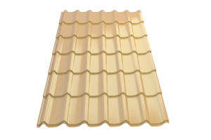 Профиль металлический типа "Монтеррей"-15 RAL 1014 (Стандарт) *1190* 