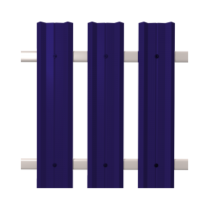 Штакетник М-Профиль широкий прямой SOKROF (Стандарт) 5002*104*