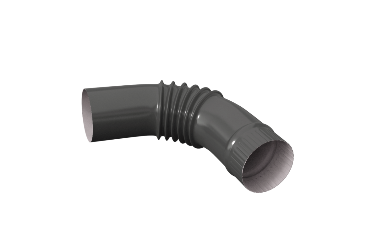 Колено ф90мм RAL 7024 SOKROF