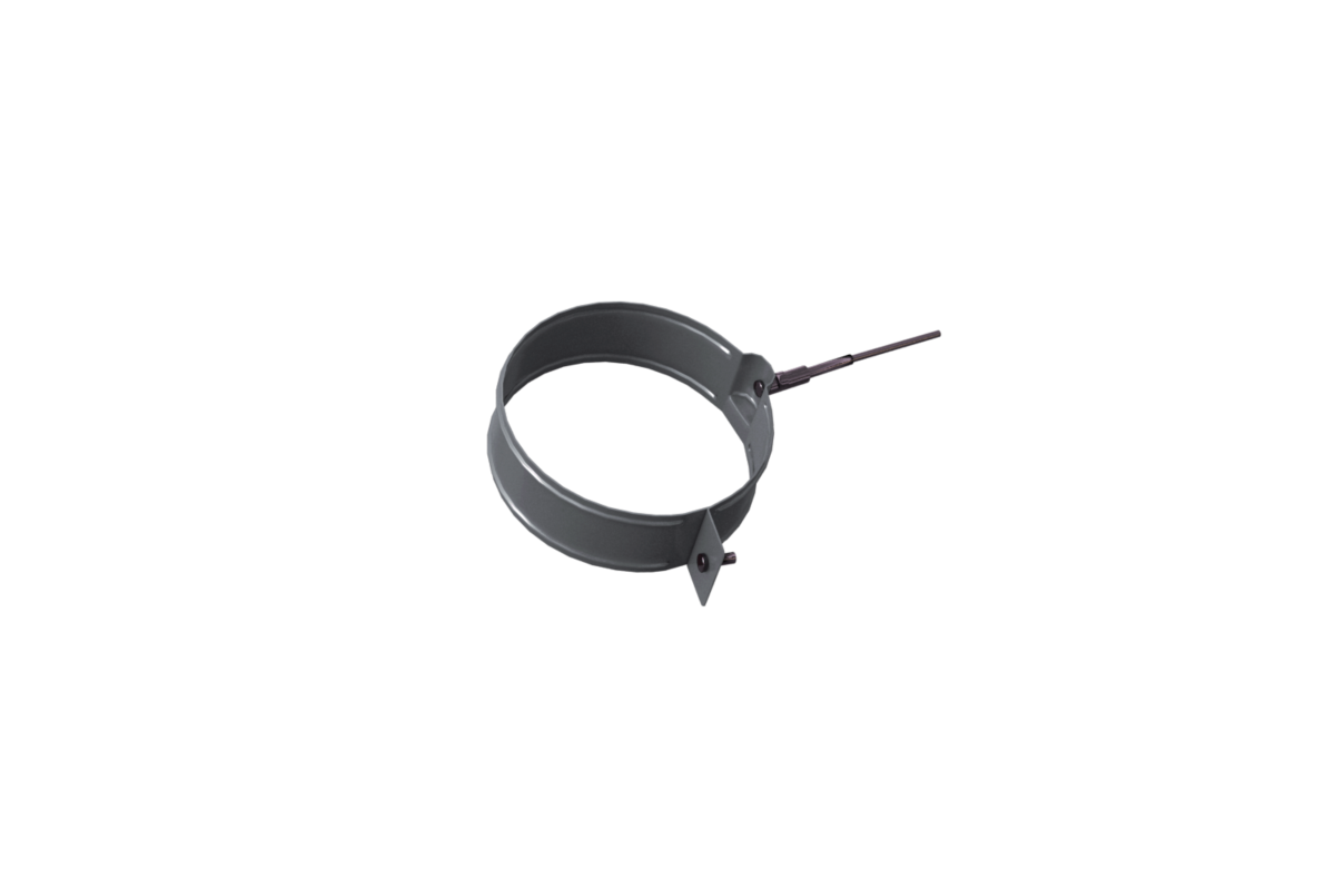 Крепление трубы ф90мм саморез RAL 7024 SOKROF