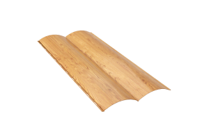 Сайдинг металлический Блок-Хаус PRINT Золотой Орех 3D