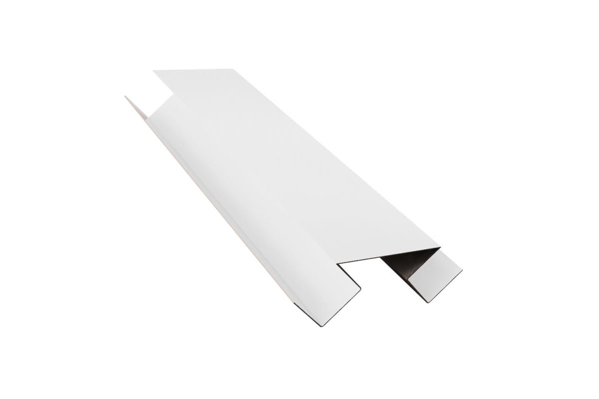 Планка угла внутреннего сложная RAL 9003 Стандарт 30*21*20*75*20*21*30*3000