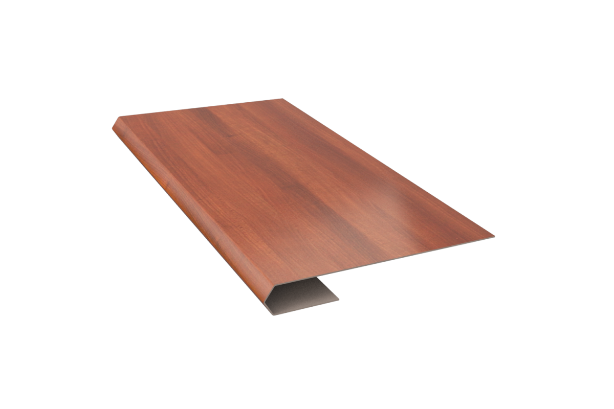 Планка завершающая простая PRINT Светл дерево ДУБ 3D 0,5 65*13*3000