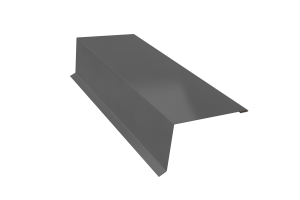 Торцевая планка RAL 7024 Базальт 0,5+  90*100*2000