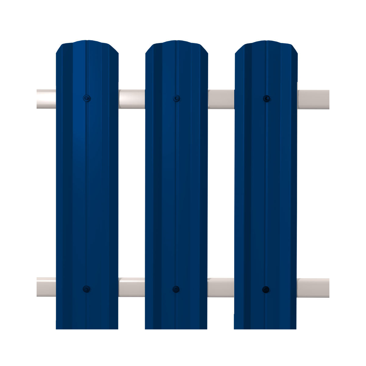 Штакетник М-Профиль широкий фигурный SOKROF (Стандарт) 5005*104*