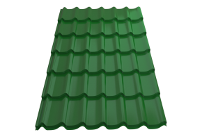 Профиль металлический типа "Монтеррей"-21 RAL 6002 (Стандарт)*1190* 