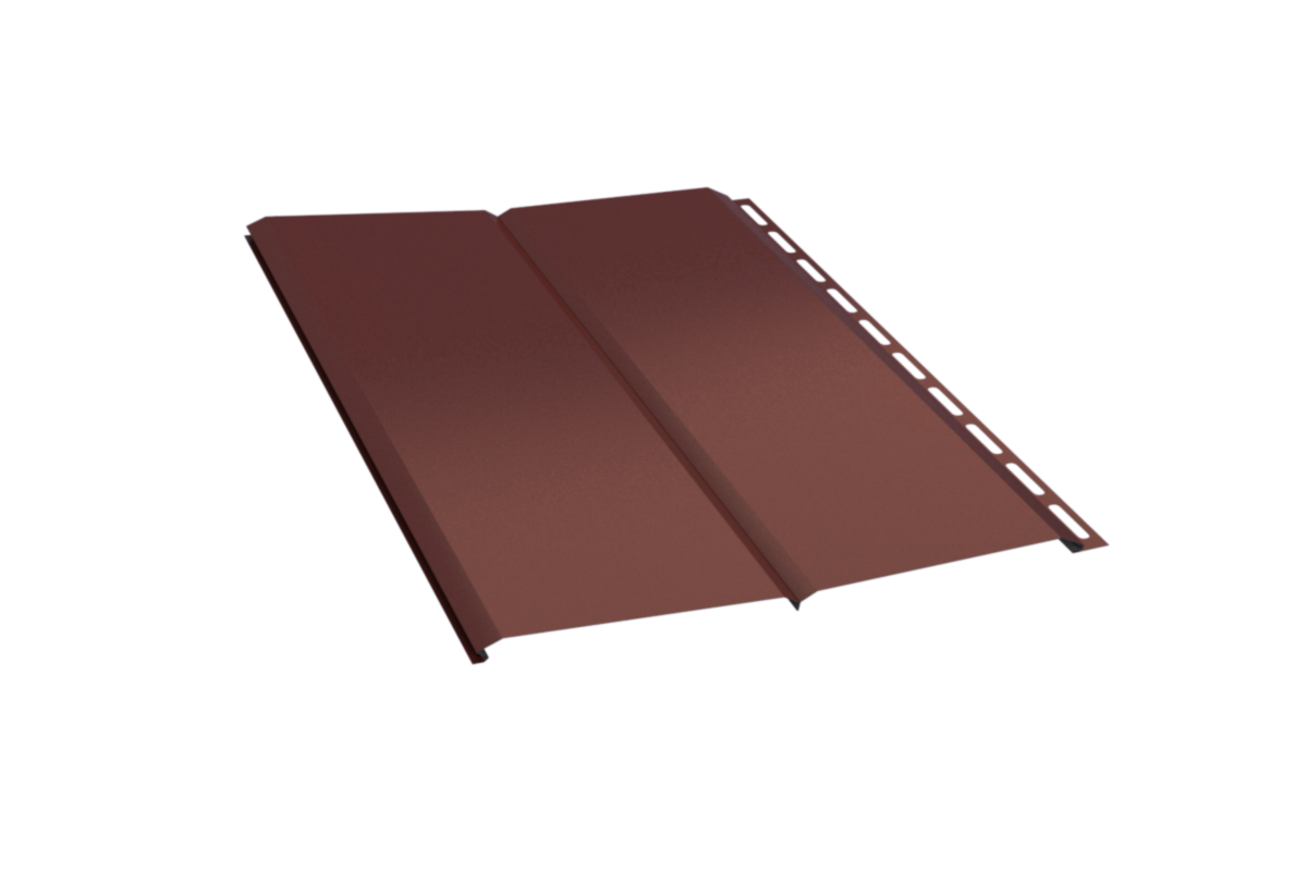 Сайдинг металлический Эко-Брус RAL 8017 Sokrof Титан 0,5+