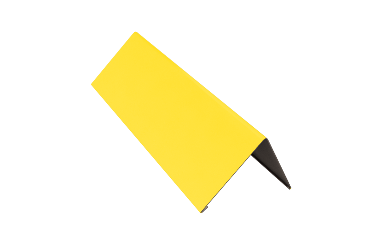 Планка конька плоского RAL 1018 Стандарт 145*145*2000