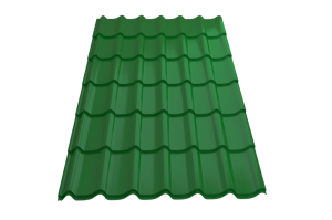 Профиль металлический типа "Монтеррей"-15 RAL 6002 (Стандарт)*1190*