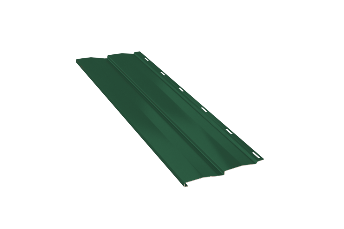 Сайдинг металлический Корабельная доска RAL 6005 (Sokrof 0,45)