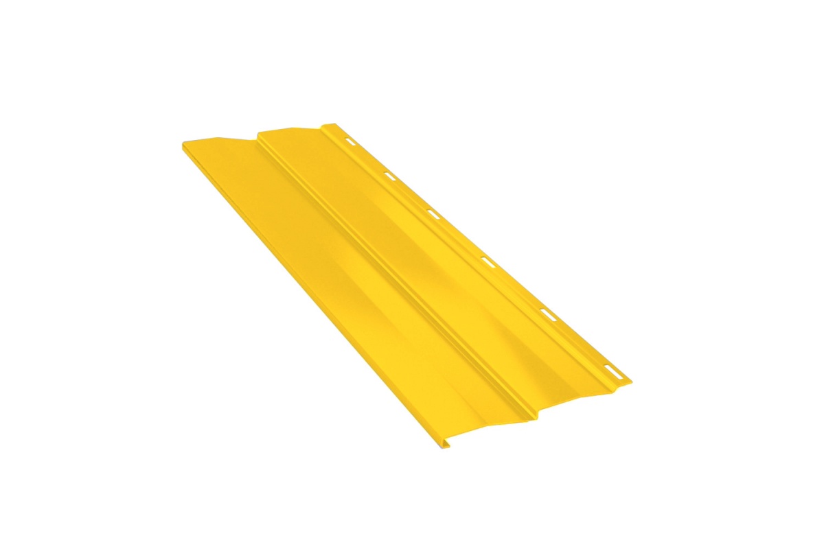 Сайдинг металлический Корабельная доска RAL 1018 (Стандарт)