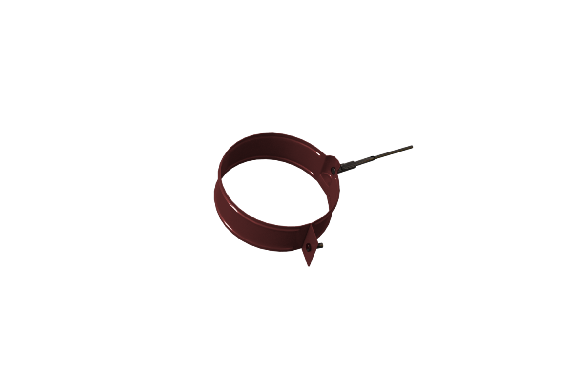 Крепление трубы ф90мм саморез RAL 8017 SOKROF