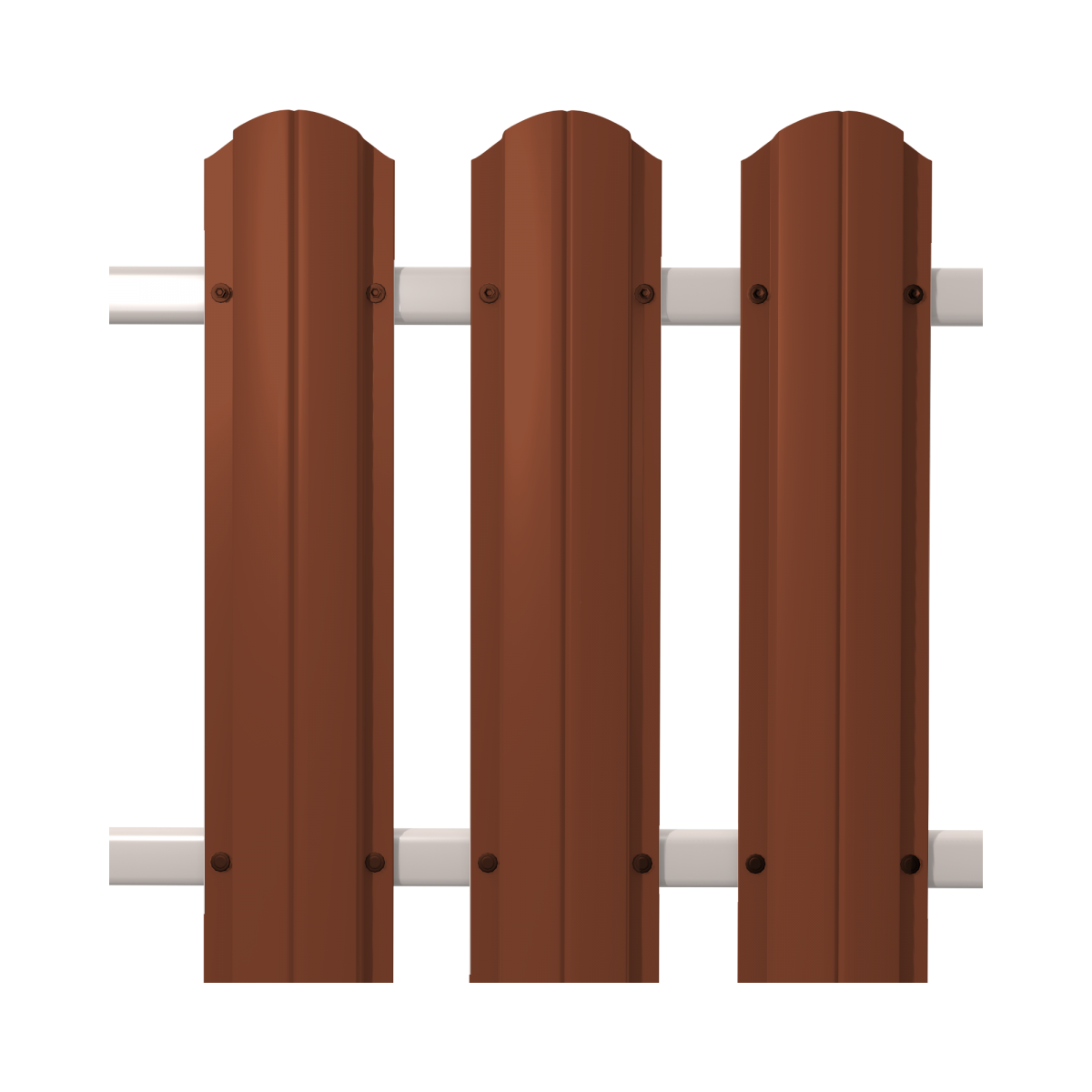 Штакетник круглый 0,5 8004*107*