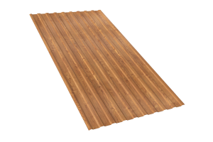 Профнастил PRINT Светлое дерево Орех 3D МП 20*1100*