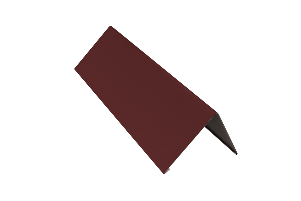 Планка конька плоского RAL 8017 Texture 0,5 195*195*2000