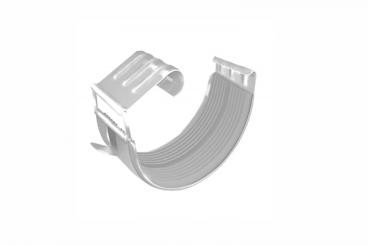 Соединитель желоба ф125мм RAL 9003 SOKROF Pr