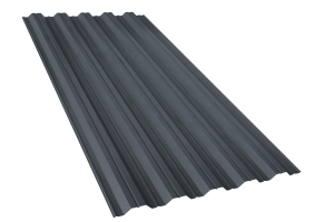 Профнастил RAL 7024 НС 35В  0,5 Texture*1000*