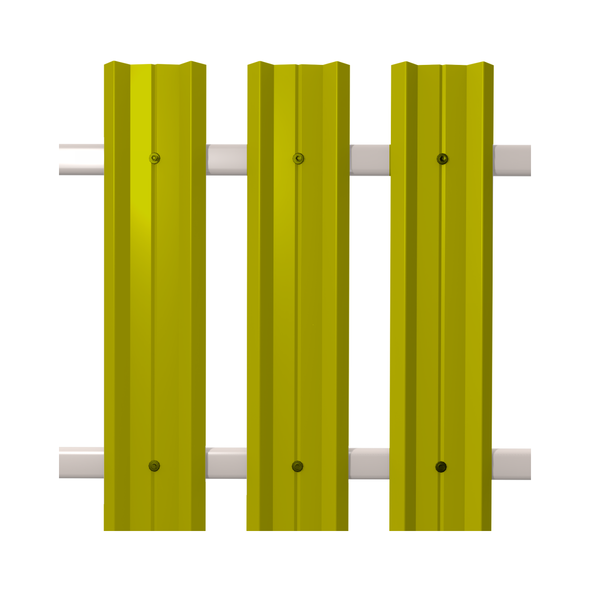 Штакетник М-Профиль широкий прямой SOKROF (Стандарт) 1018*104*