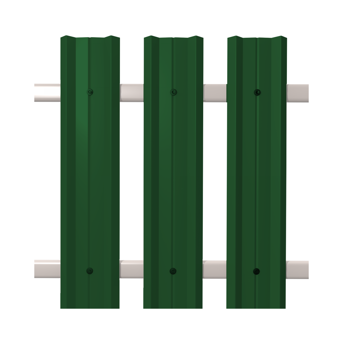 Штакетник М-Профиль широкий прямой  0,5 6002*104*