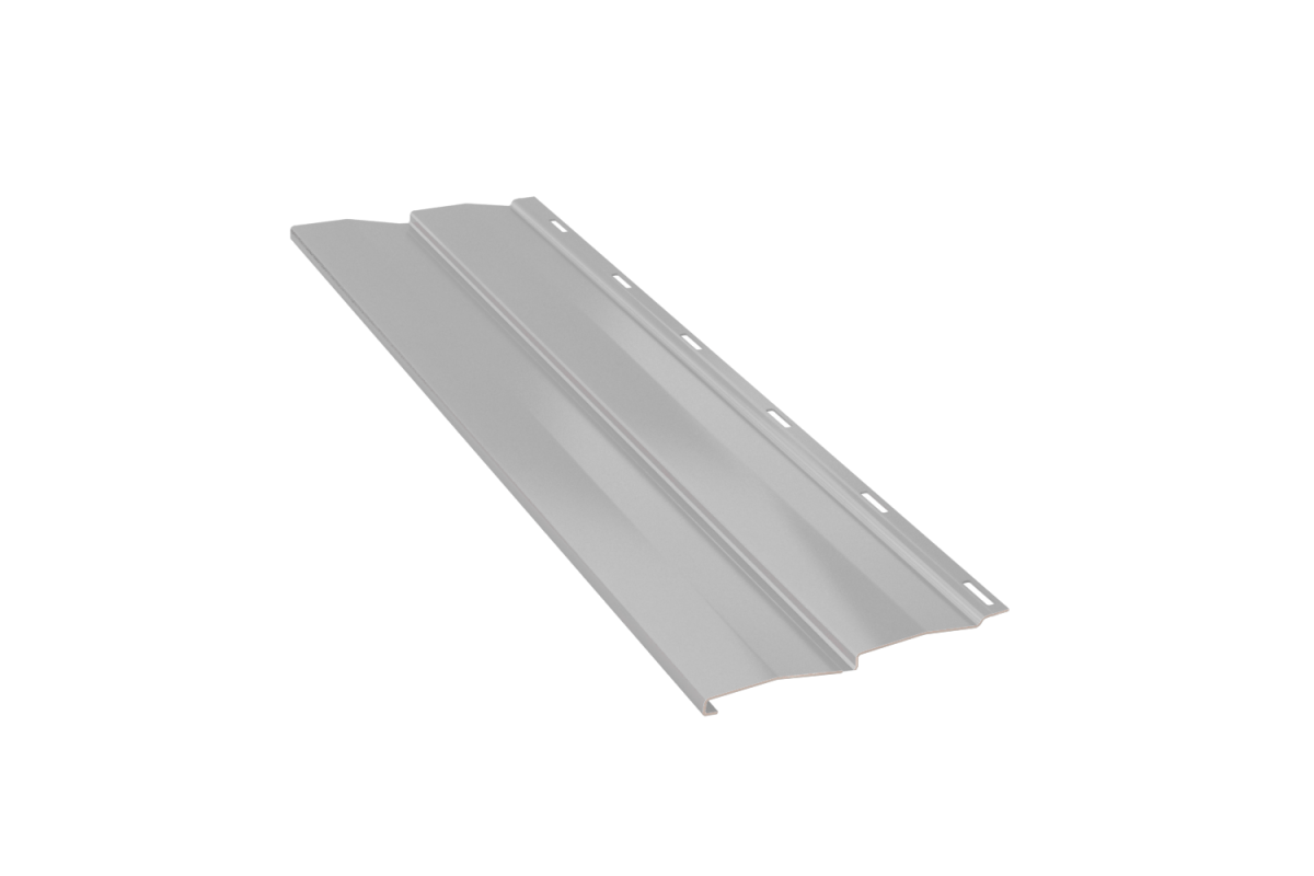 Сайдинг металлический Корабельная доска RAL 7004 (Стандарт)