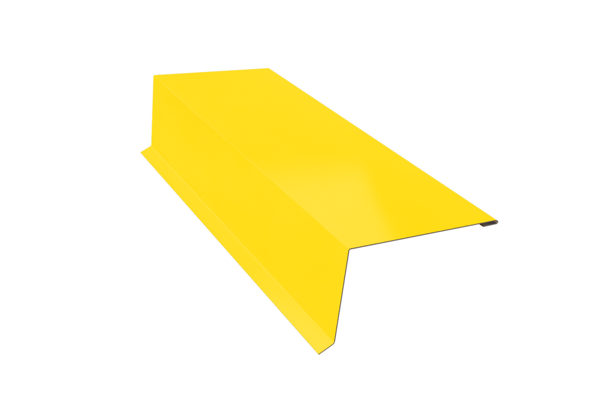 Торцевая планка RAL 1018 Стандарт 90*100*2000