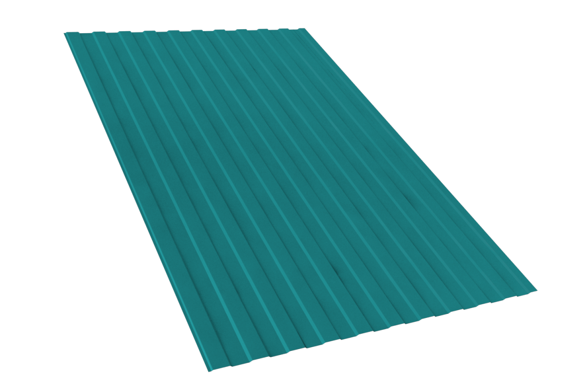 Профнастил RAL 5021 С 8 Sokrof 0,45*1150*