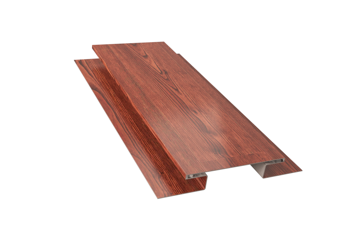 Планка стыковочная сложная PRINT Античный Дуб 3D 0,5 27*18*18*75*18*18*27*3000