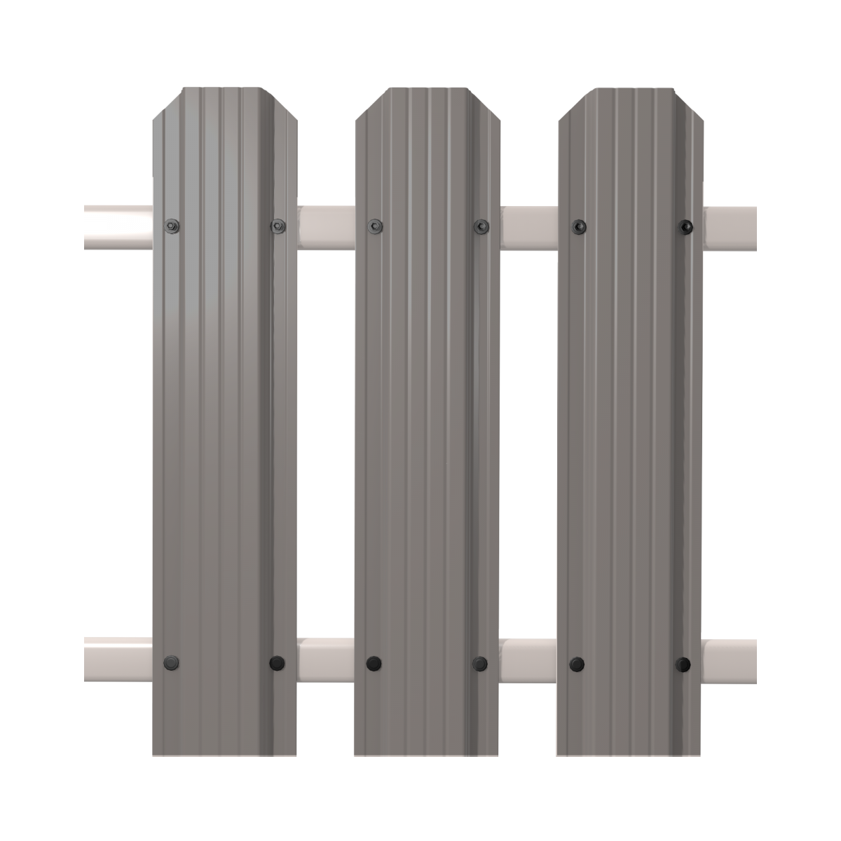 Штакетник Кантри фигурный SOKROF (Стандарт) 9006*121*