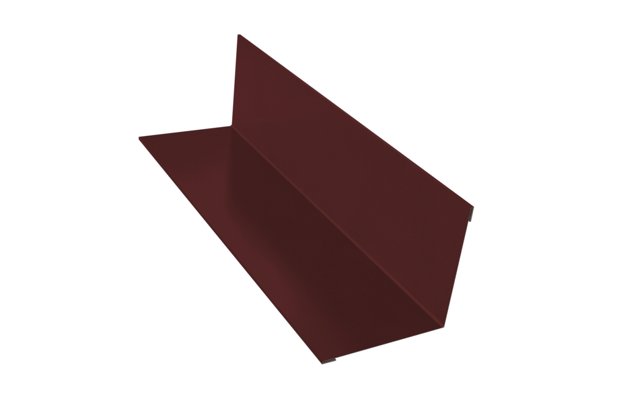 Планка угла внутреннего простая RAL 8017 Стандарт 50*50*3000