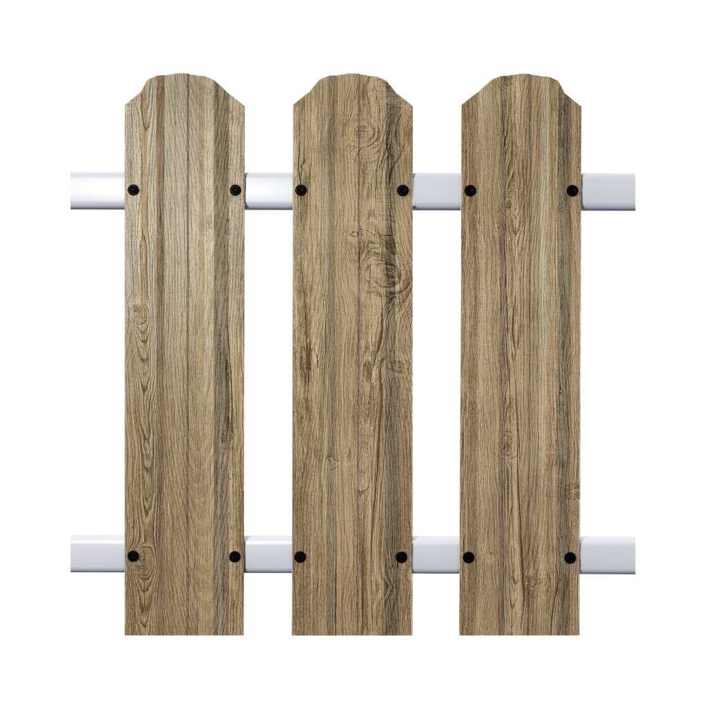 Евроштакетник SOKROF Premium принт Темная вишня 3D*118*