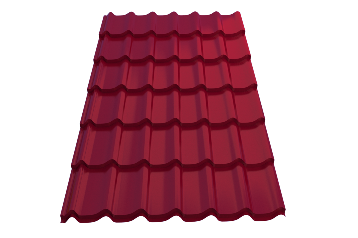 Профиль металлический типа "Монтеррей"-21 RAL 3003 (Стандарт)*1190*