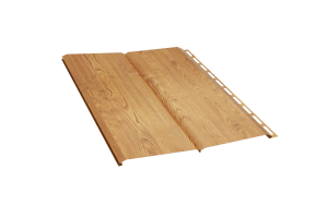 Сайдинг металлический Эко-Брус PRINT Светлое дерево, ОРЕХ 3D